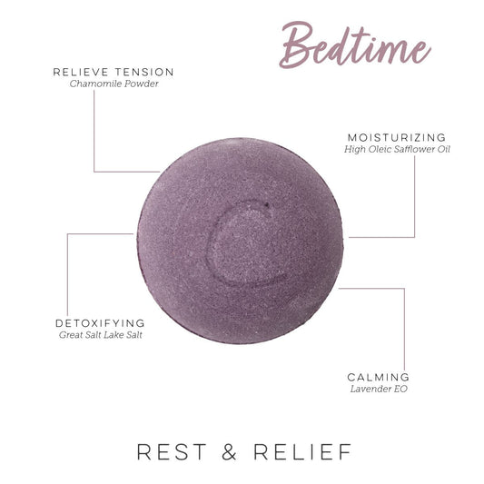 100% Natural Bedtime Therapy Bath Bomb