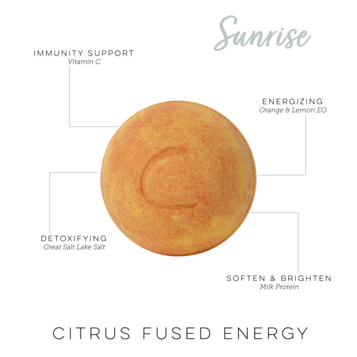 Sunrise Therapy Bath Bomb (Vitamin-C Milk Bath)