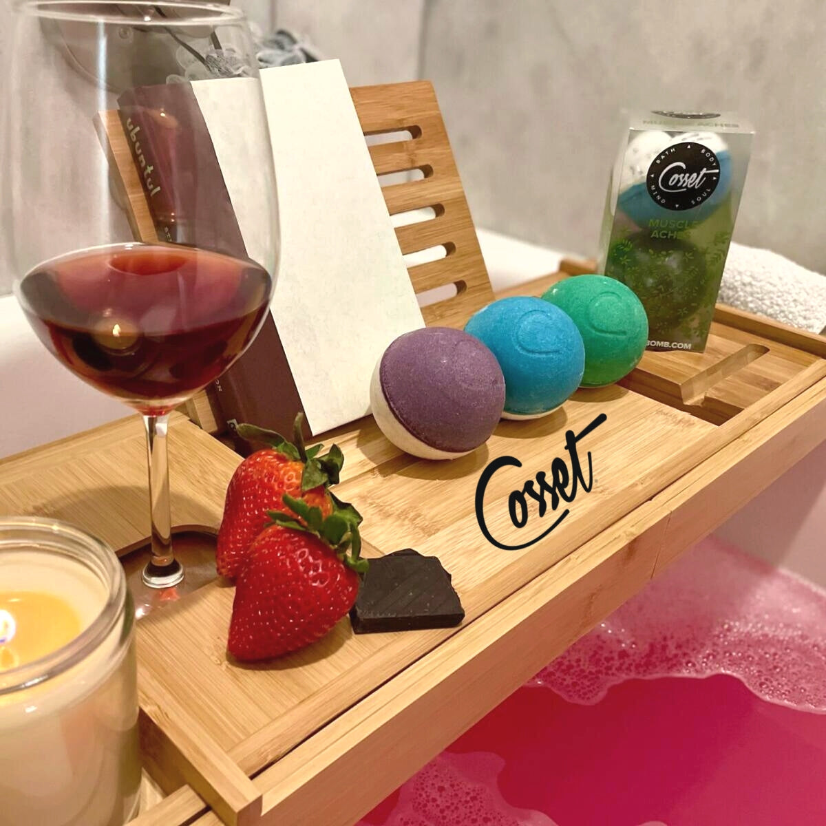 The Perfect Bath Caddy (Bamboo Bathtub Caddy)